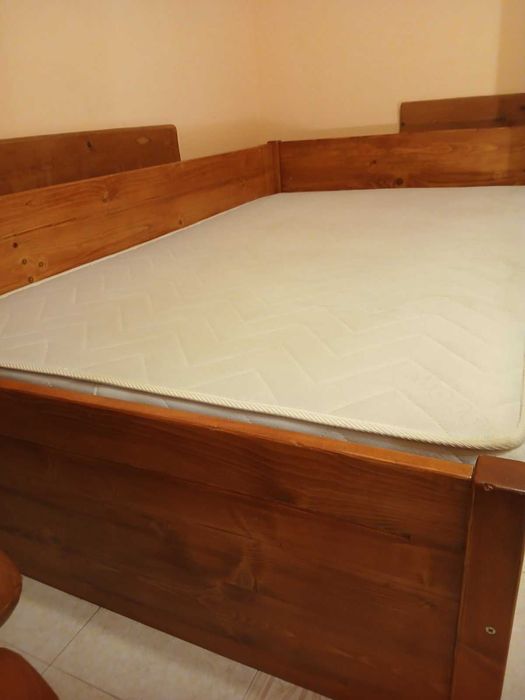 Легло от масив 120×200 см/ персон и половина с ракла + матрак