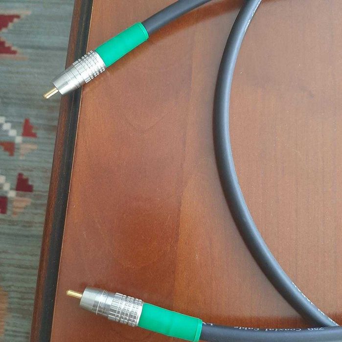 Cablu Canare LV-77S 75ohm RCA to RCA Cable, High-End / Audiophile SPDIF (Coaxial) Interconnect,Impecabil