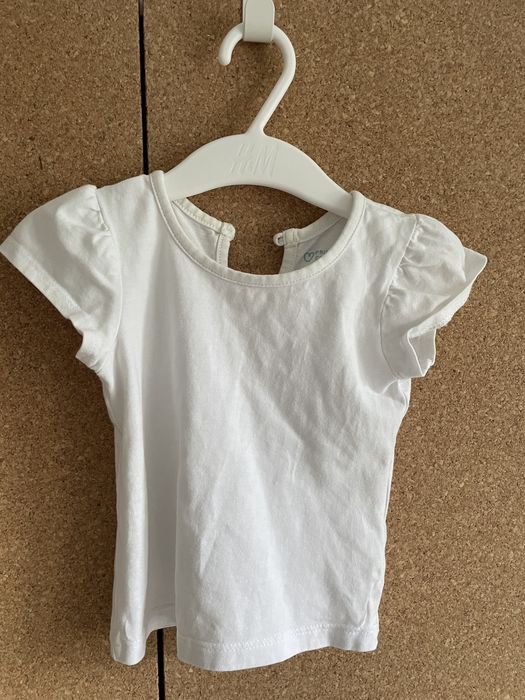 Salopeta blugi si tricou Primark 68
