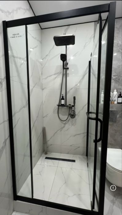 Продается душевой душ перегородки кабины каленый стекло БУ