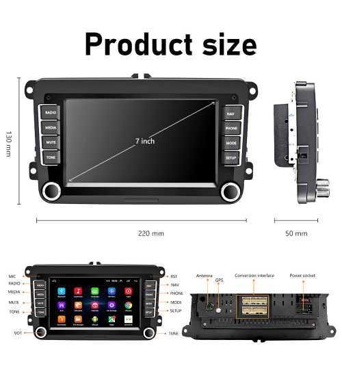 Dvd Player VW, Skoda, Seat, ANDROID, Wi-FI, Dedicat