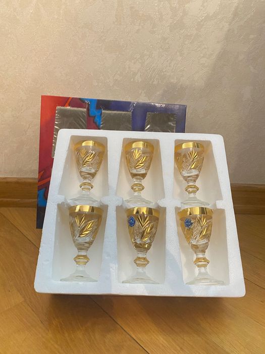 Фужеры хрустальные