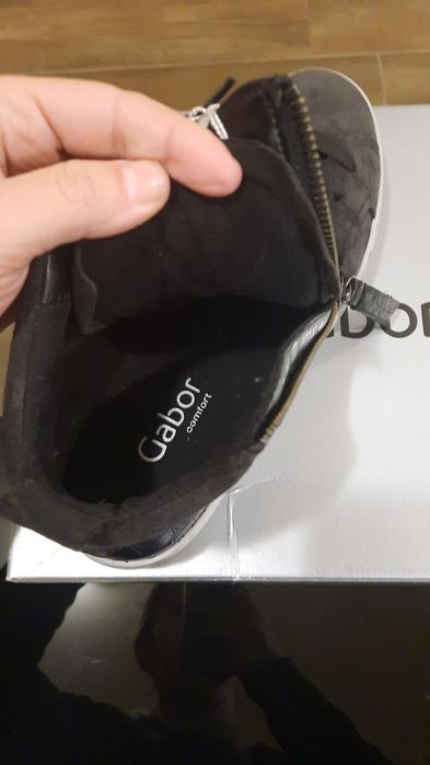 Gabor обувки зимни обувки кецове високи ботинови 36