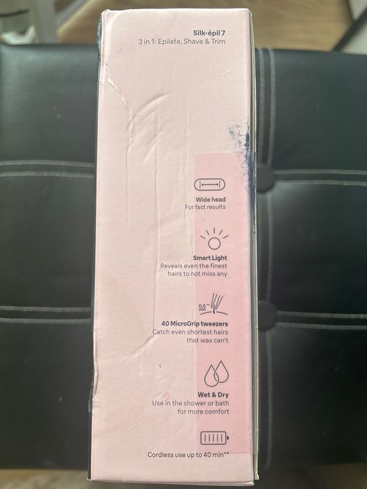 Braun Silk-épil 7 – epilator nou, sigilat, cutie originală