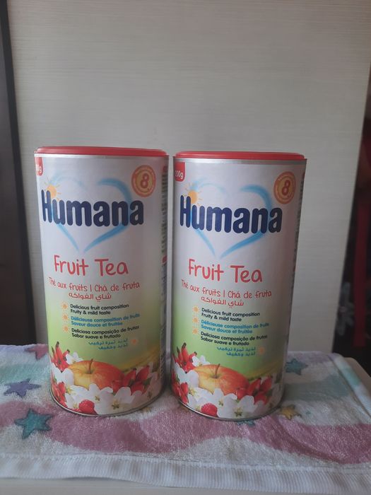 Ceai de fructe Humana instantaneu sugari copii