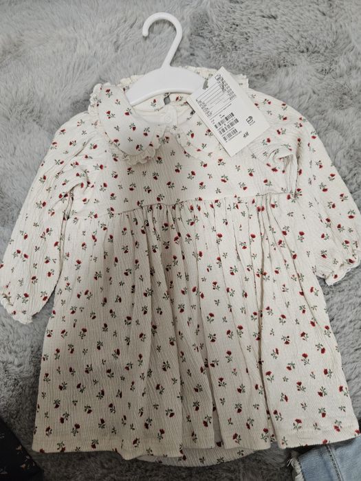 Дрехи за момиче Zara 6-9 мес и 9-12 мес .