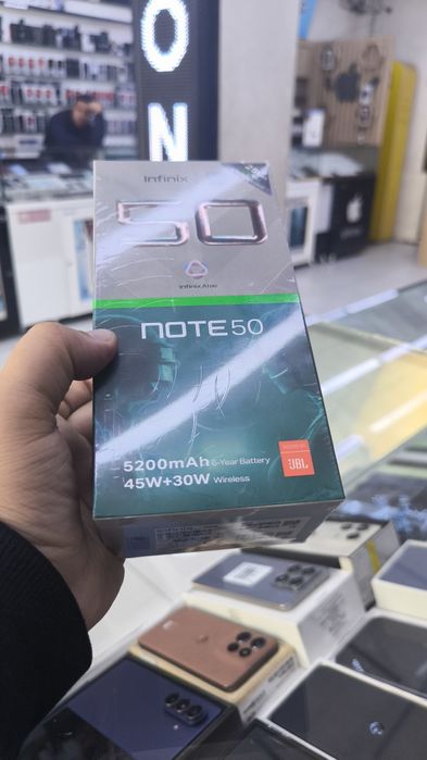 infinix note 50 yangi 16/256 titan black