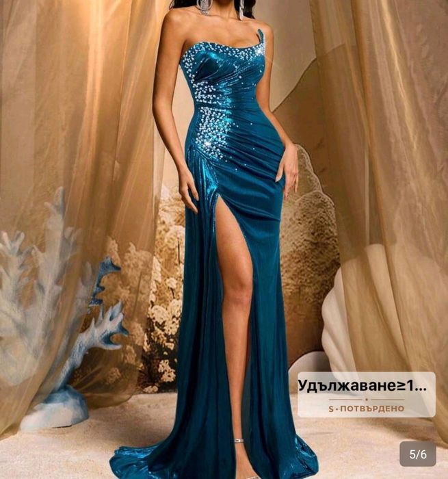 Официална рокля размер s/m еластична