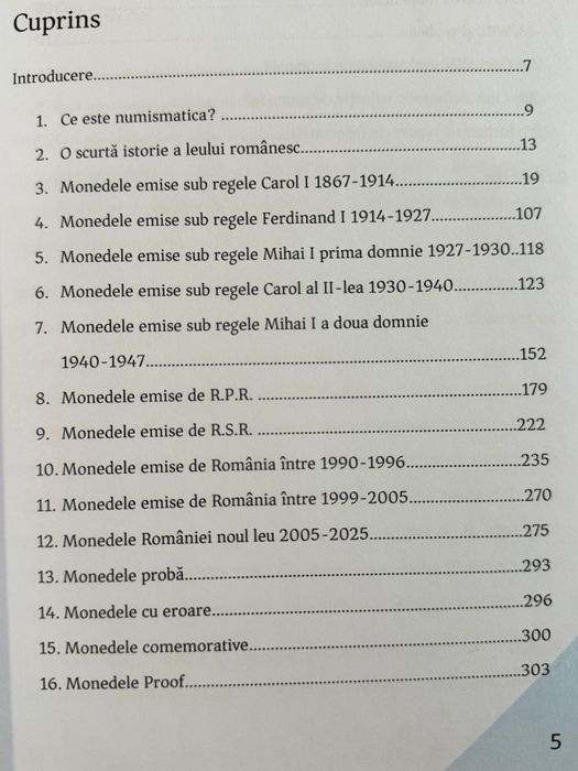 Catalog monede românești 1867-2025 "Numismatul "