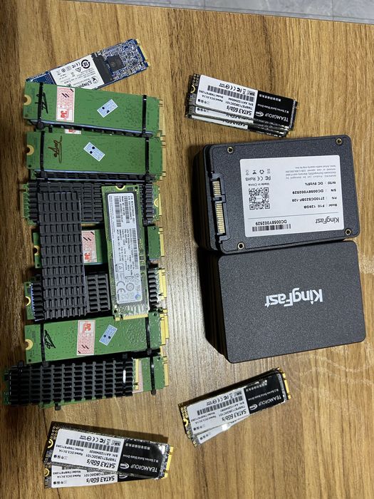 SSD Lexar 128GB SATA III - НЕ ИСПОЛЬЗОВАЛИСЬ, 100% здоровье