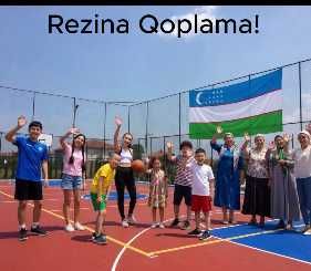 Резина қоплама rezina qoplamalar Резиновое покрытие Ўзбекистон бўйлаб