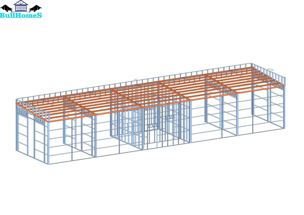 Конструкция за Автомивка - 155м²-25.85м x 6м