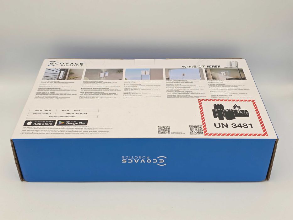 Aspirator de curatat geamuri Ecovacs Winbot Mini tehnologie WIN-SLAM 3.0 Sigilat