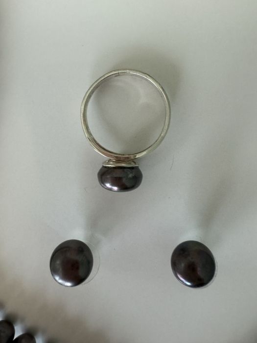 Набор из натурального жемчуга