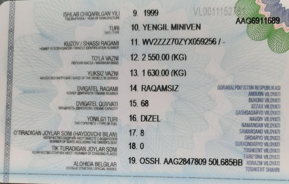 Wolksvagen transpartyor T4