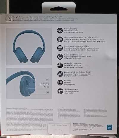 Casti Wireless Sony WH-CH720NL, Noise Cancelling, Bluetooth. Sigilate