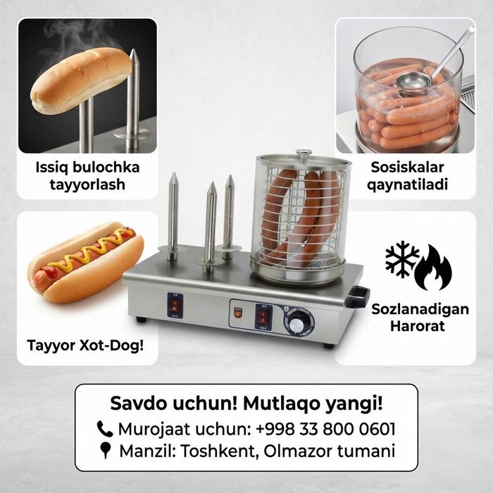 Professional Hot-dog apparati