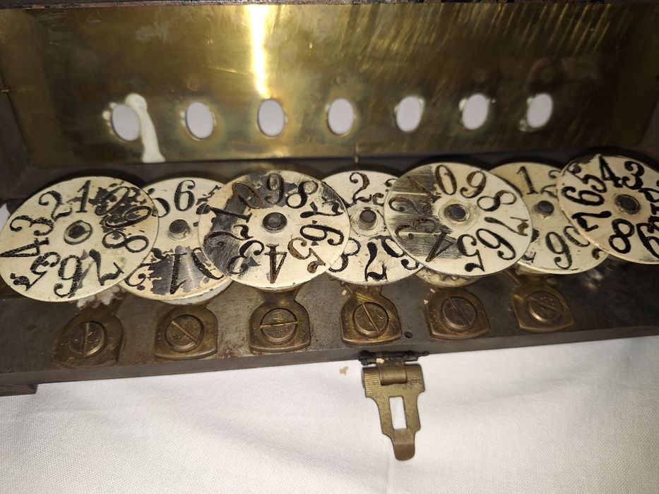 Стар немски уред,брояч за парна машина--Schaffer&Budenberg