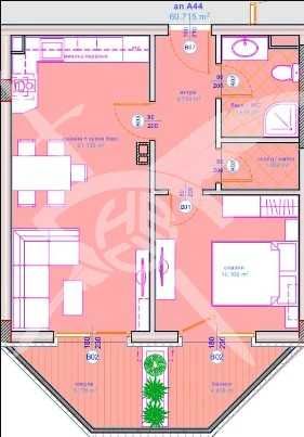 Продава се Двустаен апартамент в Бургас, Сарафово - 60 кв.м за 1338 €/кв.м - Снимка #1