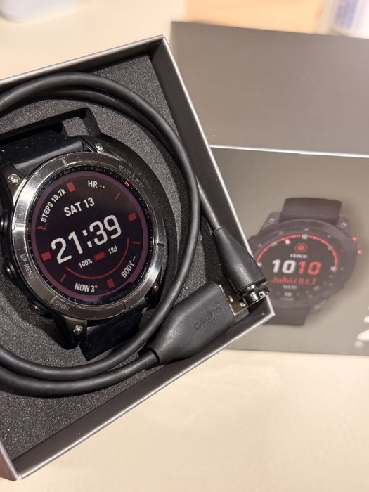 Garmin Fenix 7 Solar 47 mm, Negru