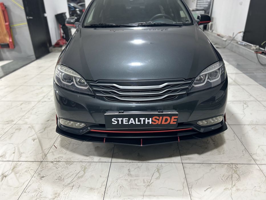 Gentra Laccetti Tuning Комплект Спойлеры Обвесы Сплиттер RedLine