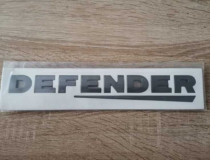сив надпис Land Rover Defender