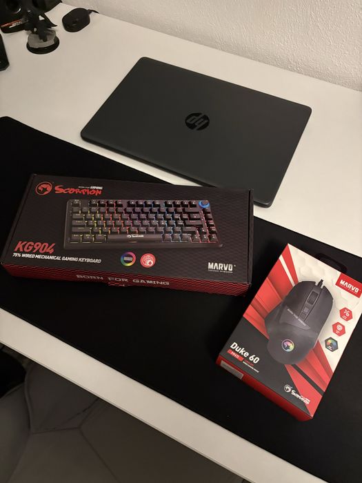 Tastatura + Mouse Rgb Nou! Garantie 2 ani factura!