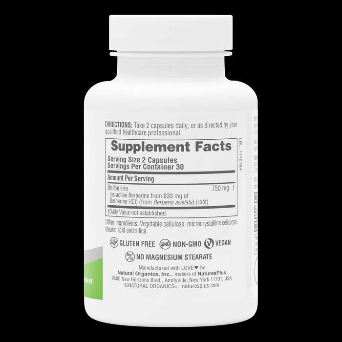 Nature’s Plus PRO Berberine Берберин 1500 мг 750 мг, 60 капсул