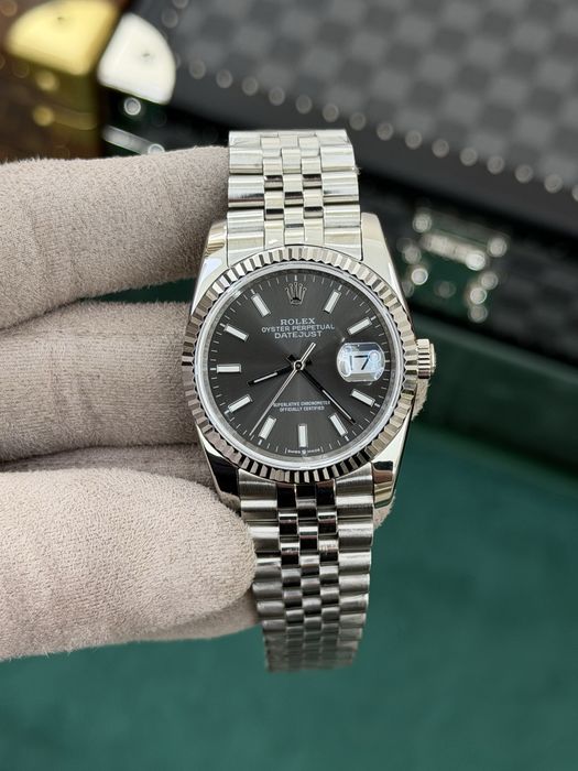 Rolex Date-Just 36mm Rhodium Dial