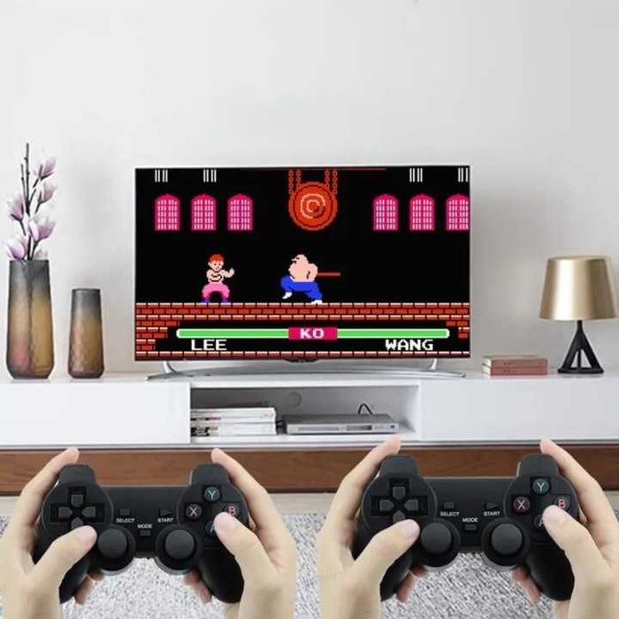 Ретро конзола за игри Game Stick 4K HDMI – 22000 игри и 2 Безжични джойстика