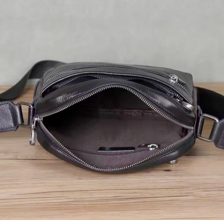 Мъжка елегантна бутикова чанта /Селектирана естест. кожа -7% Промоция!