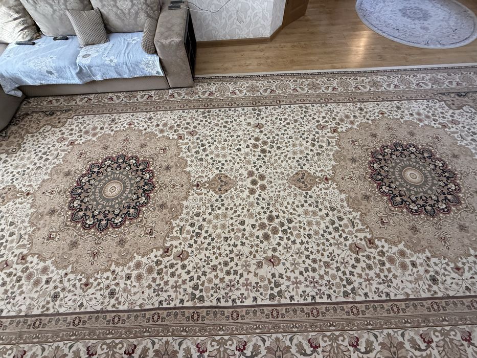 Ковры комплект круглый и прямоугольник