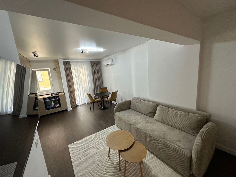 Apartament tip studio de închiriat, complet mobilat și utilat (prima închiriere)