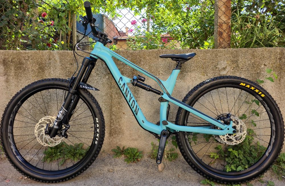 Canyon Spectral 27.5 M размер 1x12 Full Fox,  Full SLX Алуминиев Ендуро велосипед