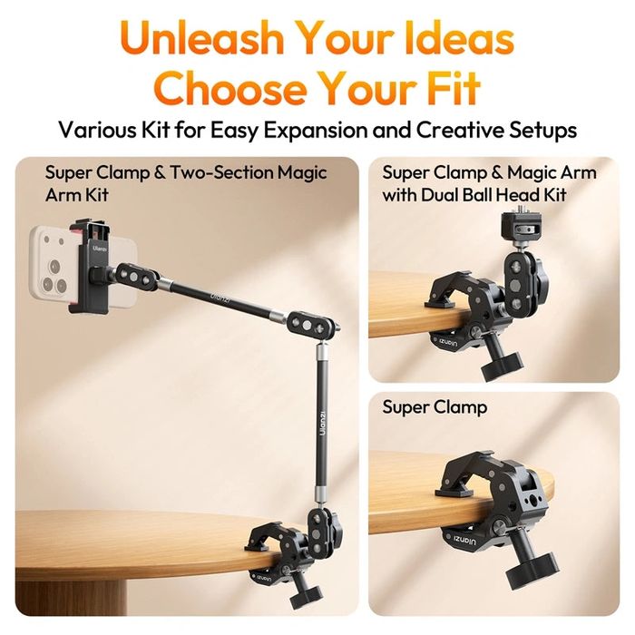Крипления Ulanzi CO78 Supper Clamp Magic Arm Доставкв Гарантия