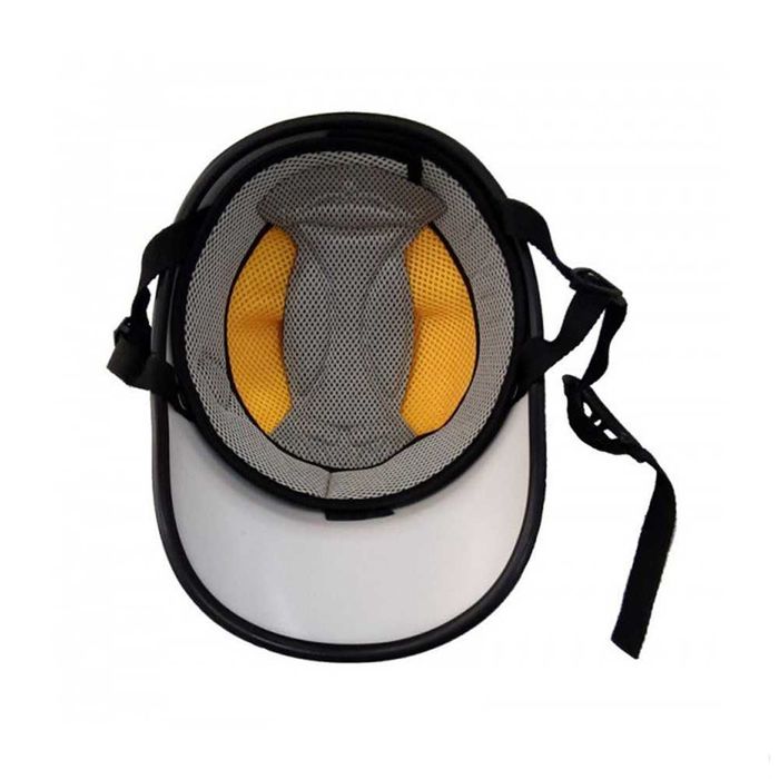 Каска за мотор тип бейзболна шапка - Сива.