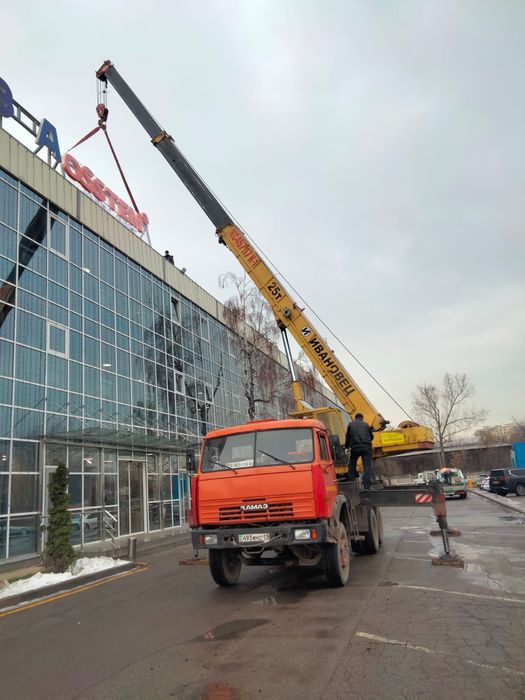 Услуга Автокран 14 тон 16 тон 25 тон 70 тон Длинамер КАМАЗ