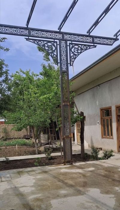 Ворота, навес, решетки, перила, козырек