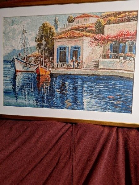 Goblen "Dimineata greceasca", reproducere  Krideras  Nikolaos