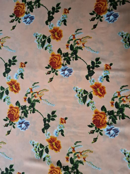 Отрез натуральной ткани поплин 4метра