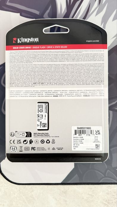 Продам SSD KINGSTON A400, 960gb