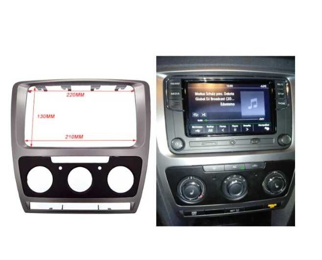 RAMA Adaptoare Skoda Octavia 2- FL 2010-2013, CLIMA Manuala sau AC