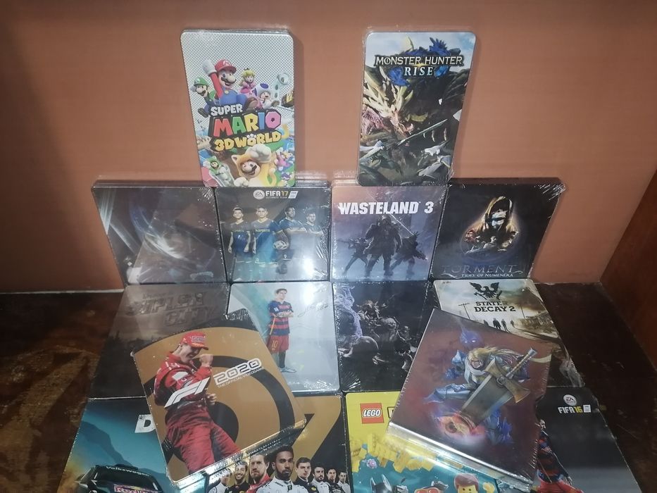Метални кутии steelbook аксесоари за игри Playstation XBOX Nintendo