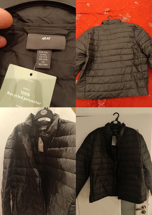 Geacă H&M, mărimea XXL, nouă cu etichetă, neagră