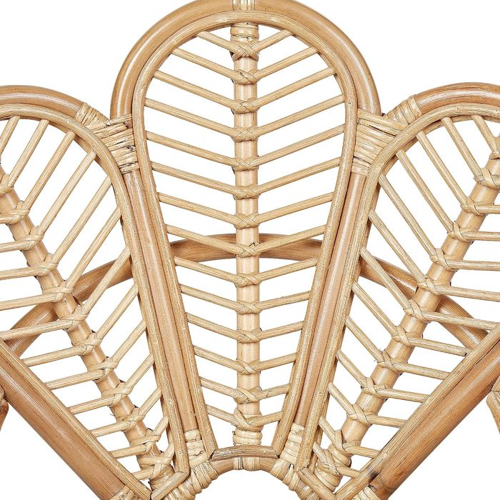 Scaun din ratan natural pentru copii, Beliani, 55x58cm