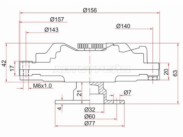 Вискомуфта Nissan Patrol