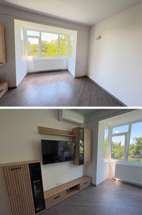 Apartament 3 camere, 59mp, semidecomandat, partial mobilat, zona Cina