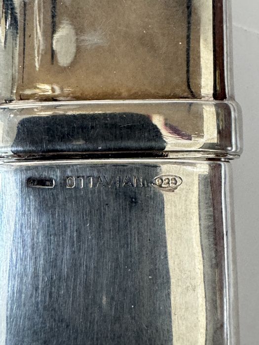 Set din argint – Brichetă OTTAVIANI rară + pix din argint