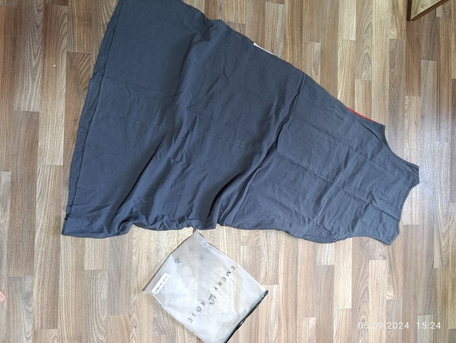 Платье новое стиль Бохо размер L, в сером цвете