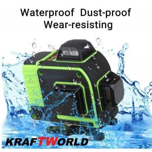 Немски 4D Лазерен Нивелир с 16 линии самонивелиращ  със зелен лазер